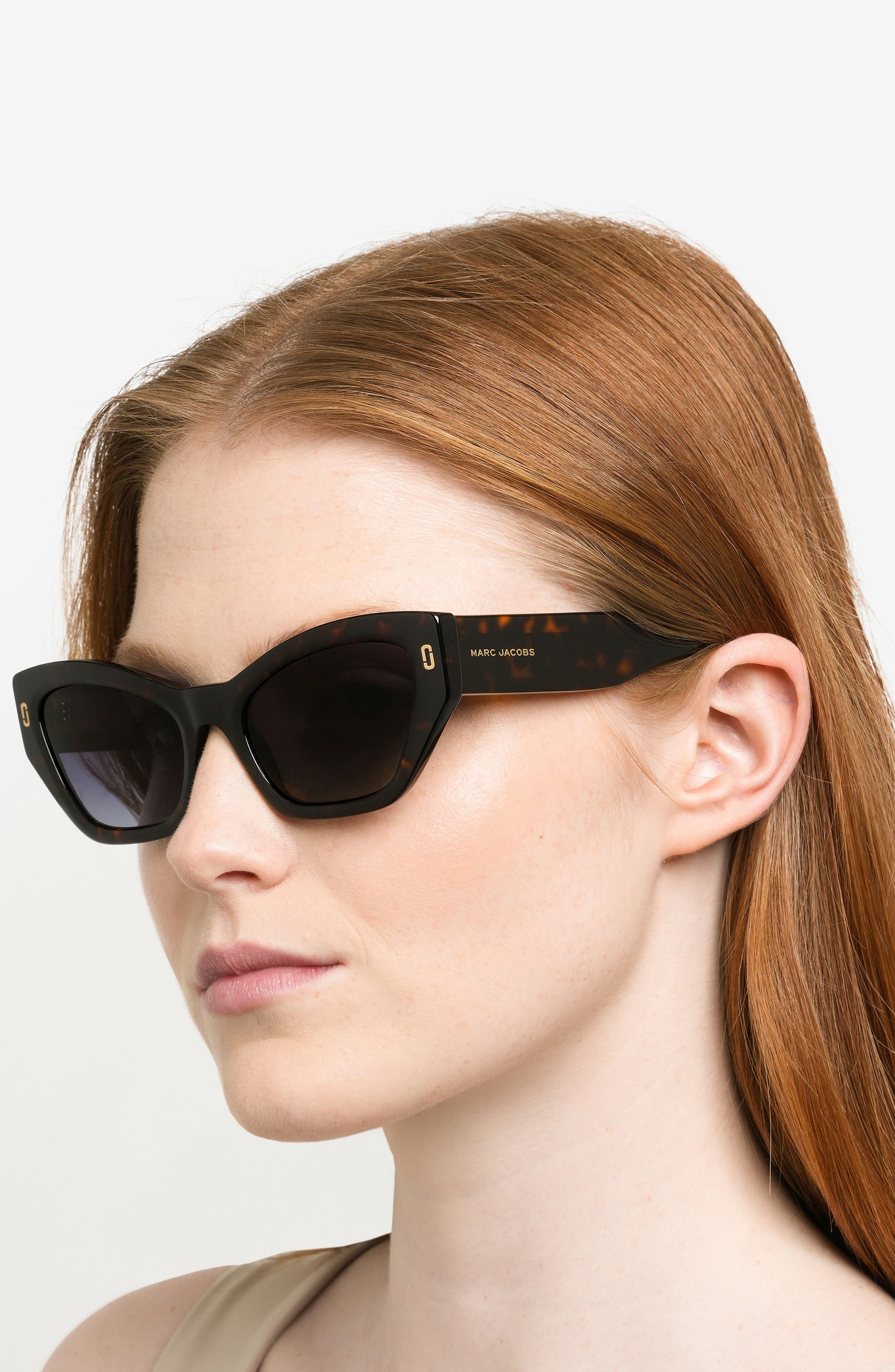 Marc Jacobs 54mm Cat Eye Sunglasses in Havana at Nordstrom - 5