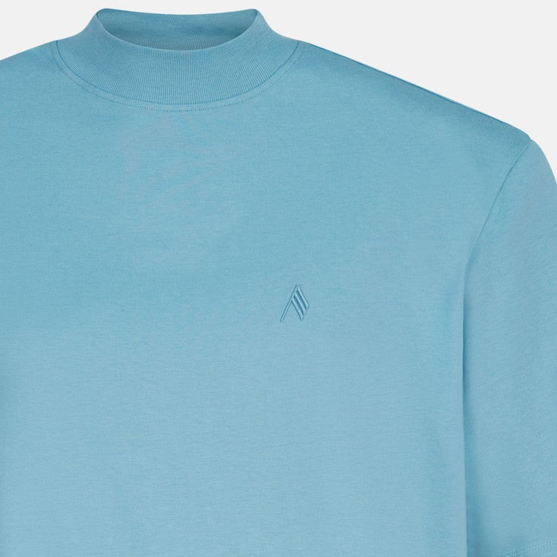 The Attico Light Blue Cotton T-Shirt Women - 2