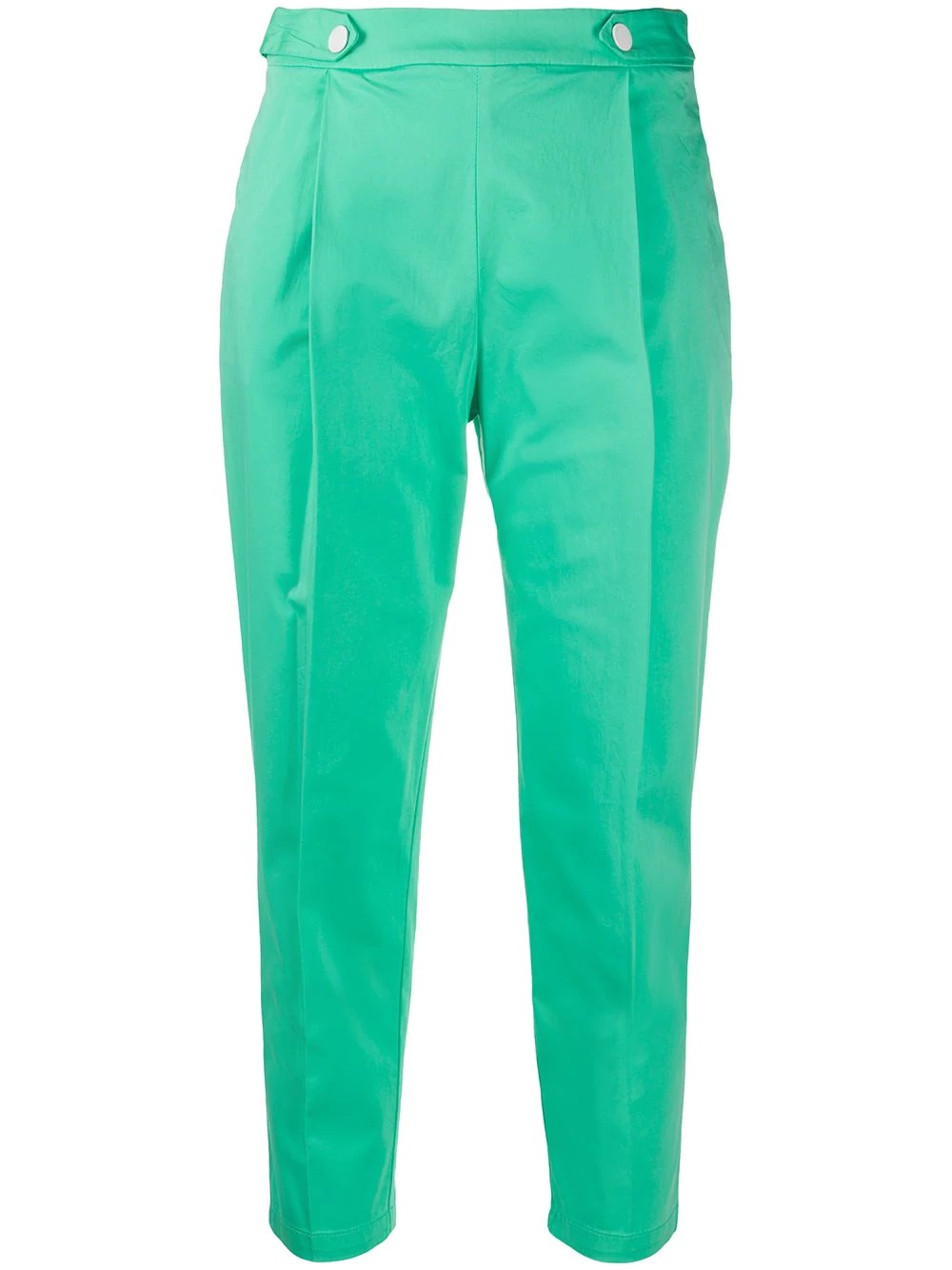 tapered cropped trousers - 1