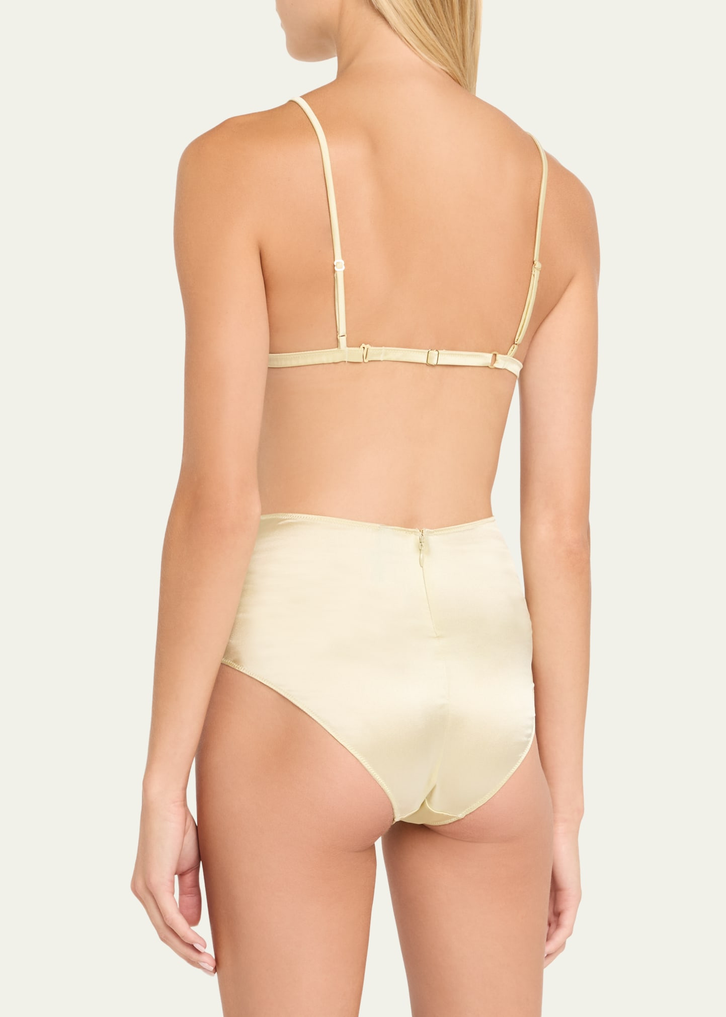 Tous Les Jours High-Rise Stretch Silk Panties - 3