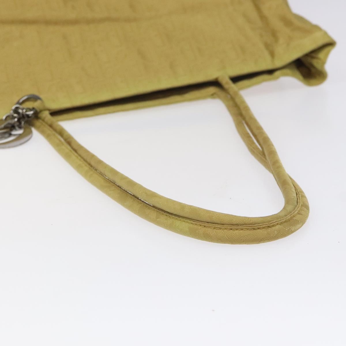DIOR Trotter Canvas Tote Bag Yellow - 7
