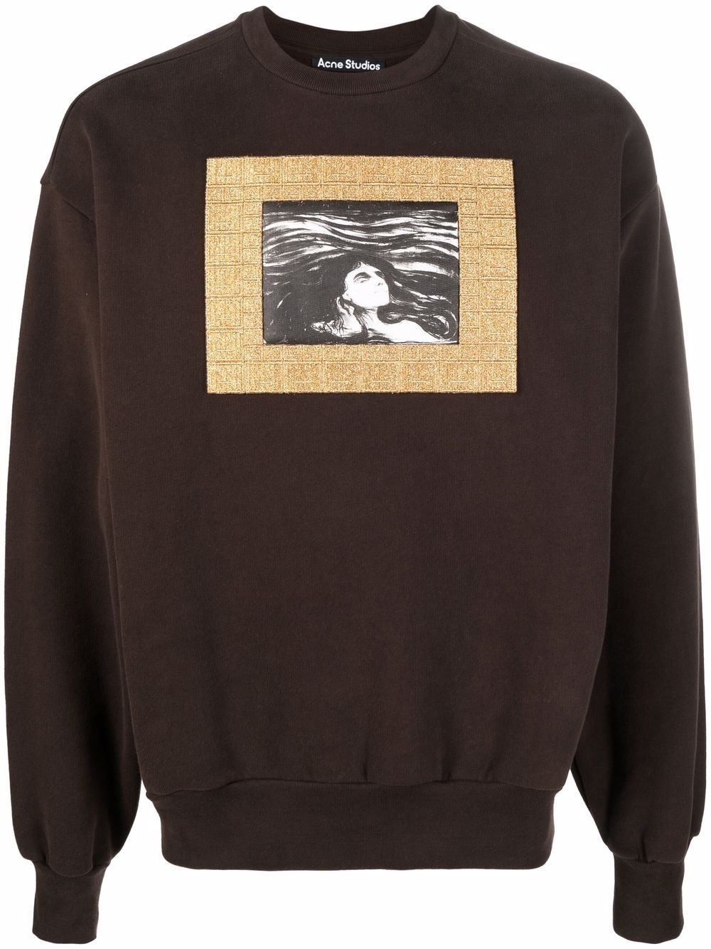 art-motif sweatshirt - 1