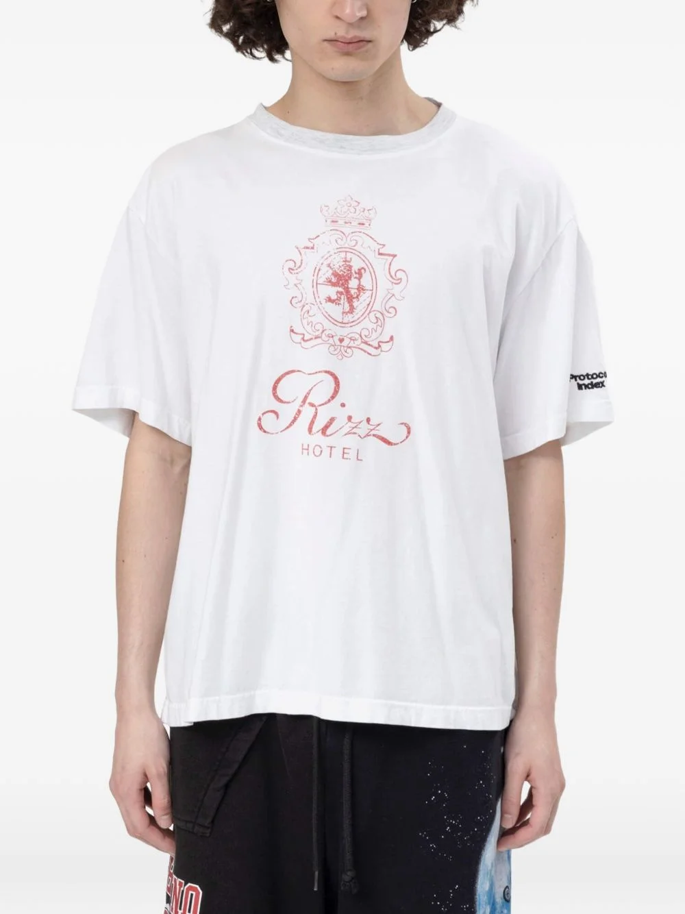Four Hands layered-design T-shirt - 1