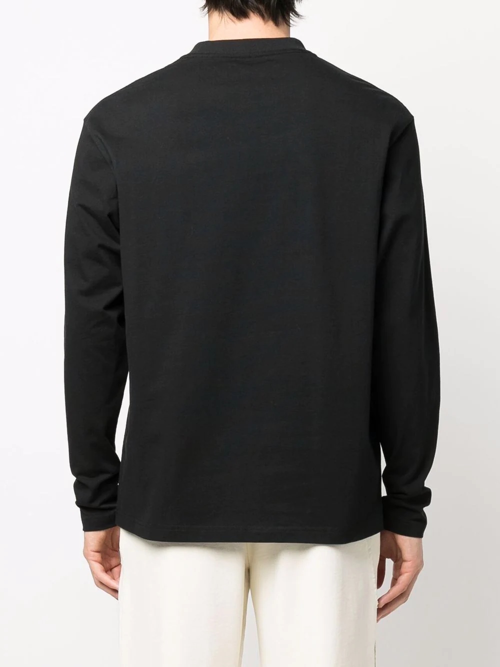 double-crew cotton sweatshirt - 4