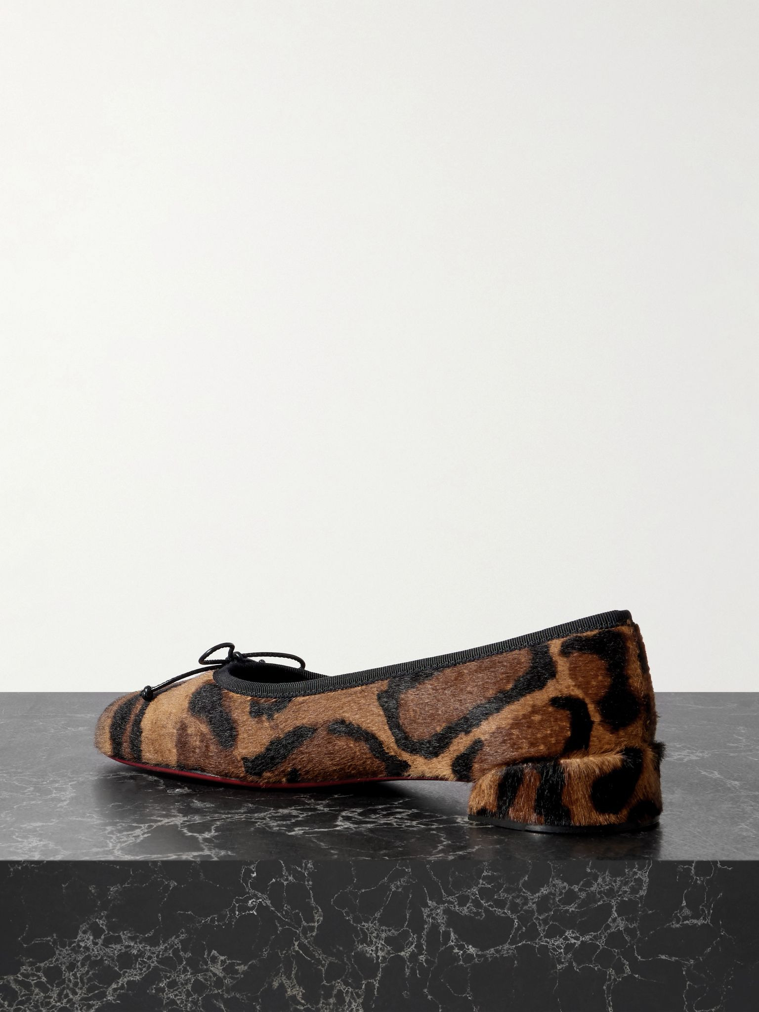 Sweetie Jane leopard-print calf hair ballet flats Leopard print - 3