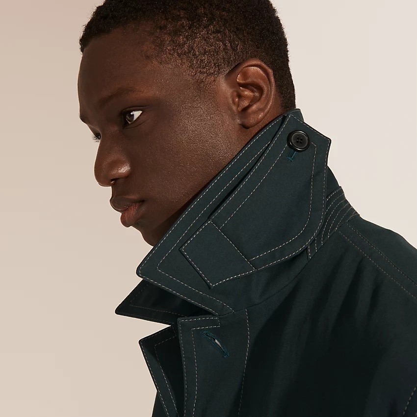 Raincoat with contrasting topstitching - 3