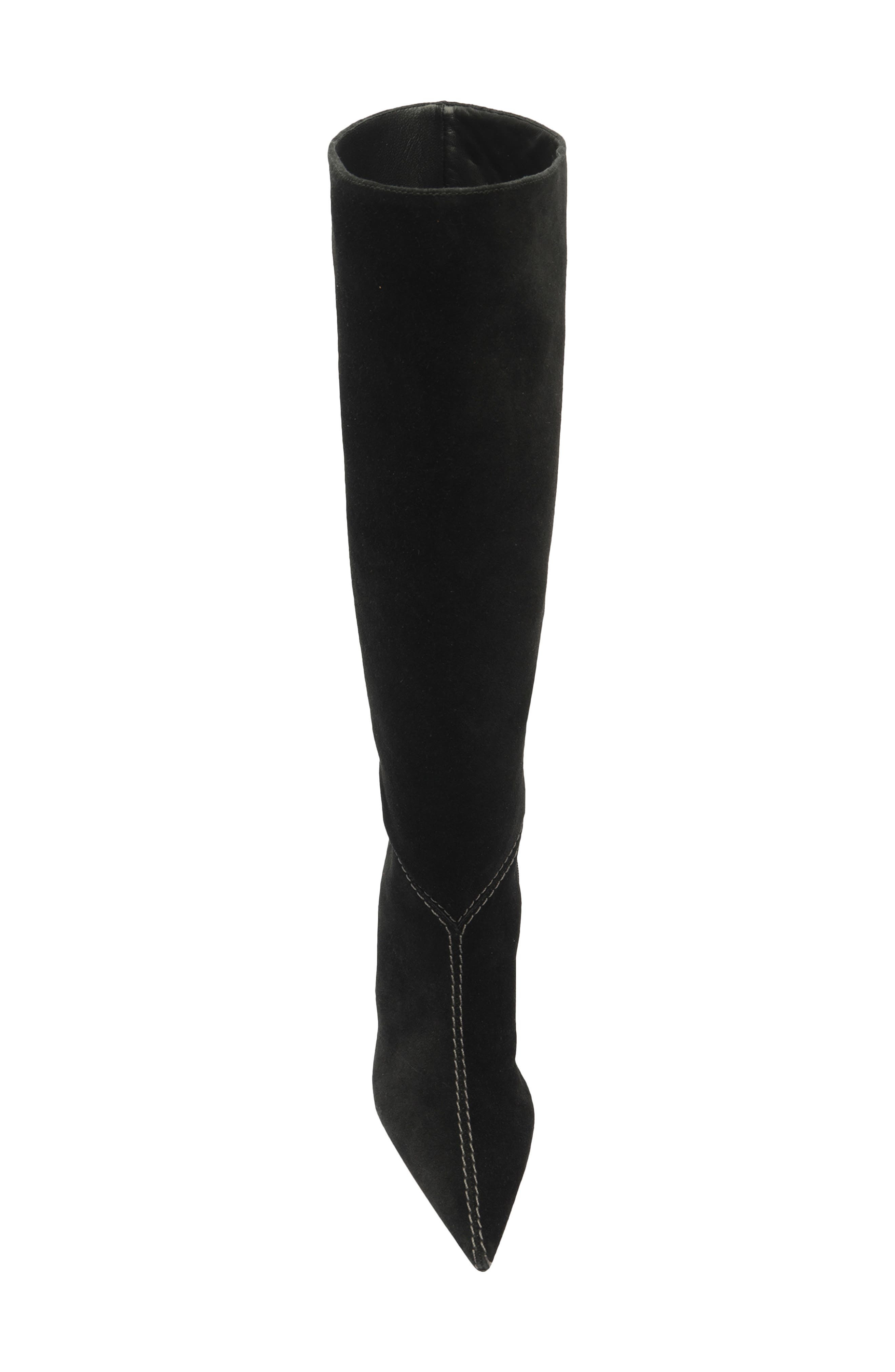 Alexandre Birman Malva Pointed Toe Knee High Boot in Black at Nordstrom - 5