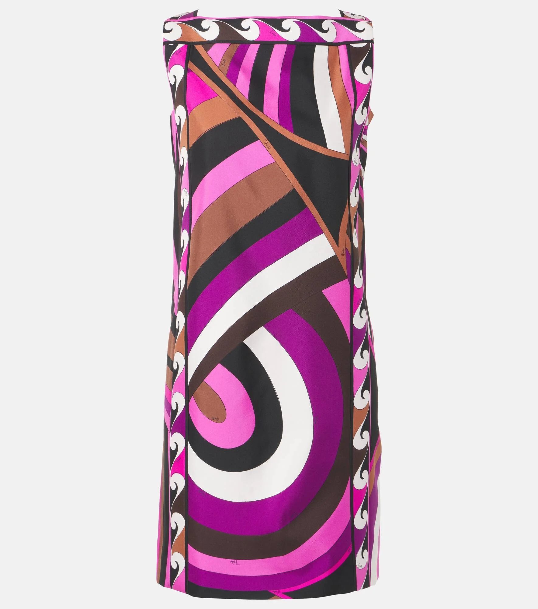 Iride silk twill minidress - 1