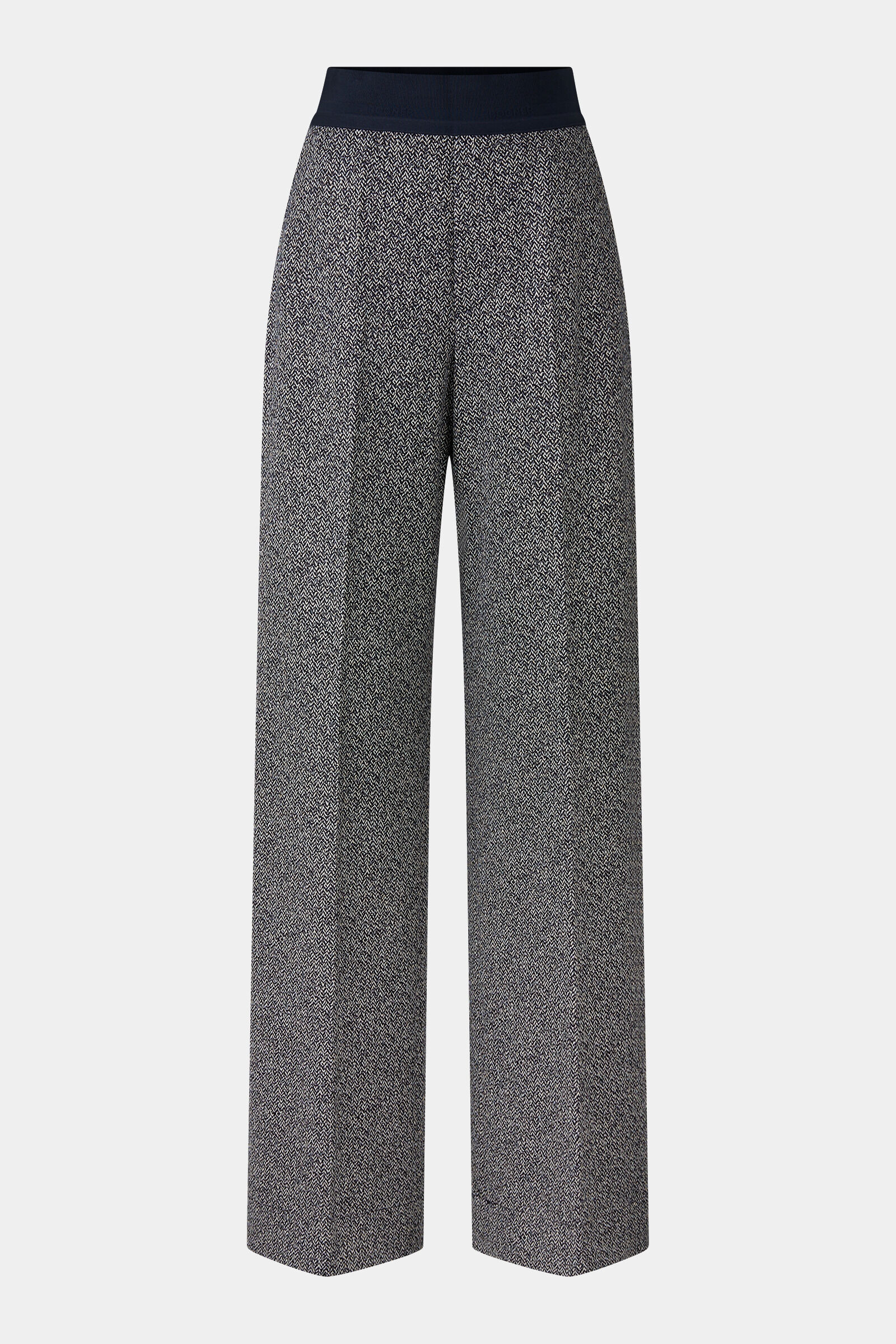 Marlene trousers Ylvi in Navy blue/white - 1