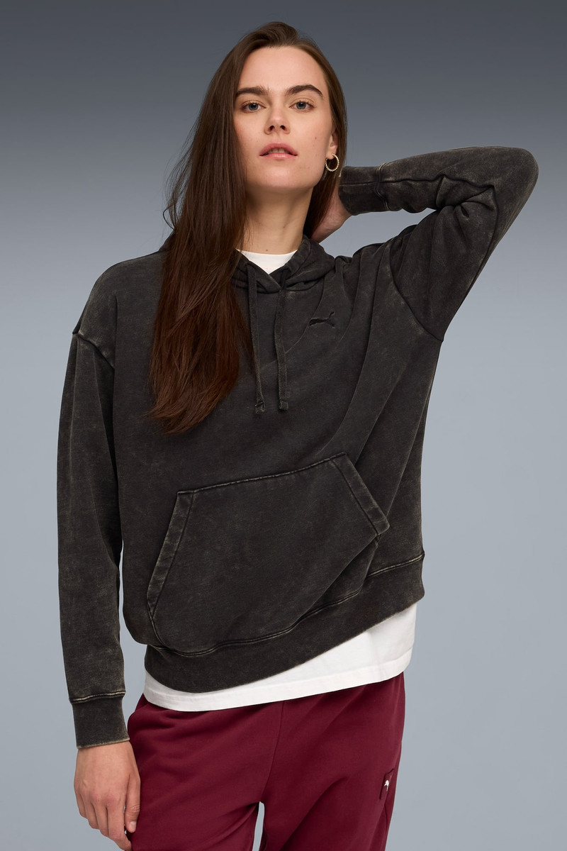 PUMA ESS ELEVATED Wash Hoodie Women outlook