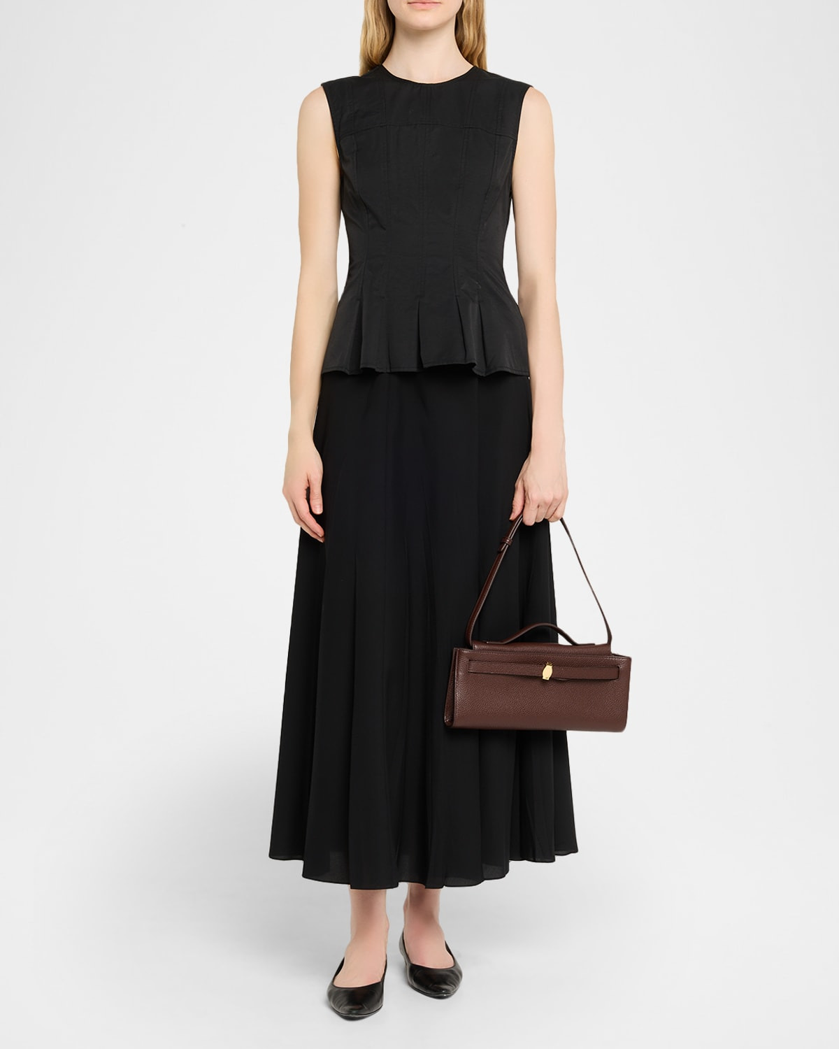 Dash Belted Grain Leather Clutch Bag - 6