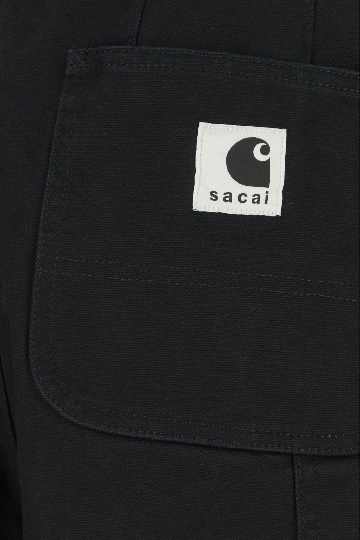 Black canvas Sacai x Carhartt WIP pant - 3