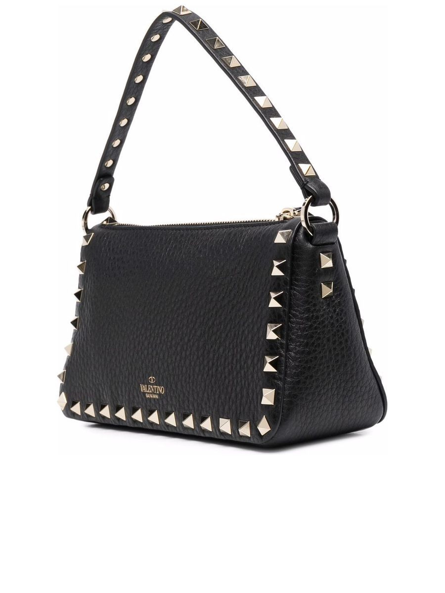 Grained Texture Single Handle Shoulder Bag - 5