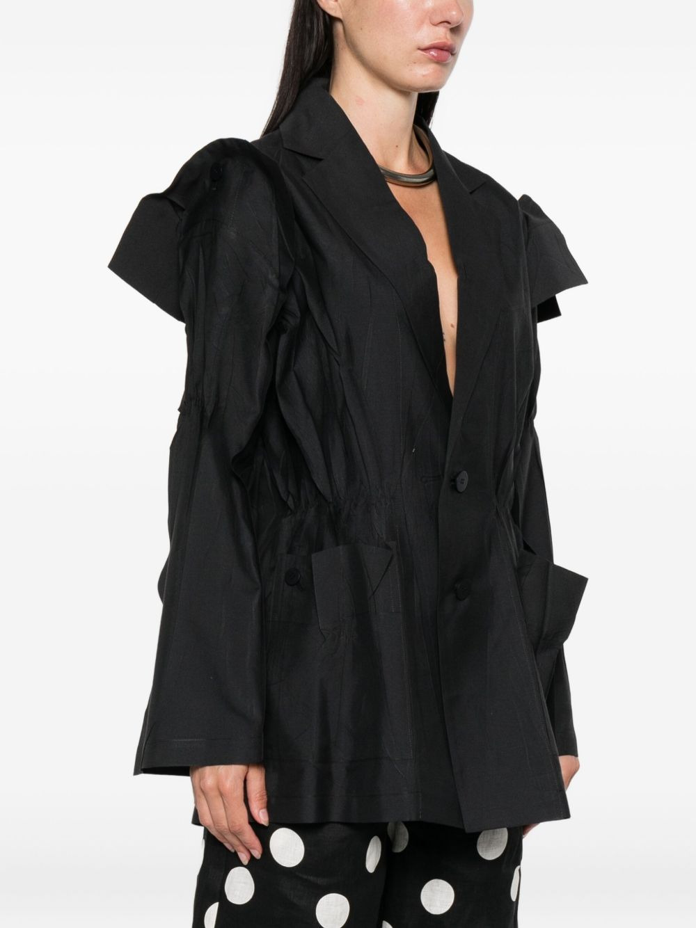 Crimped and Pressed blazer - 3