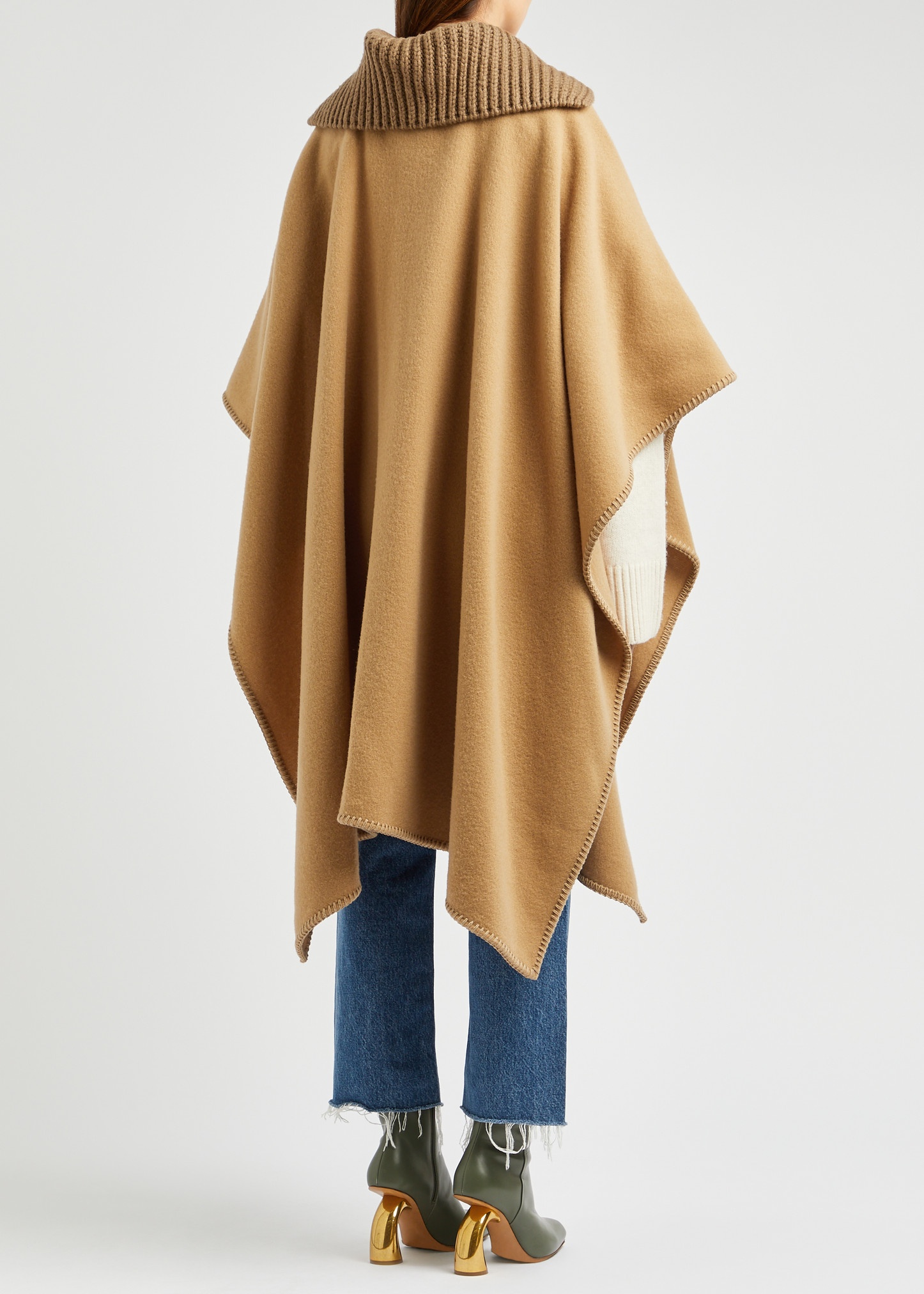 Wool-felt cape - 3