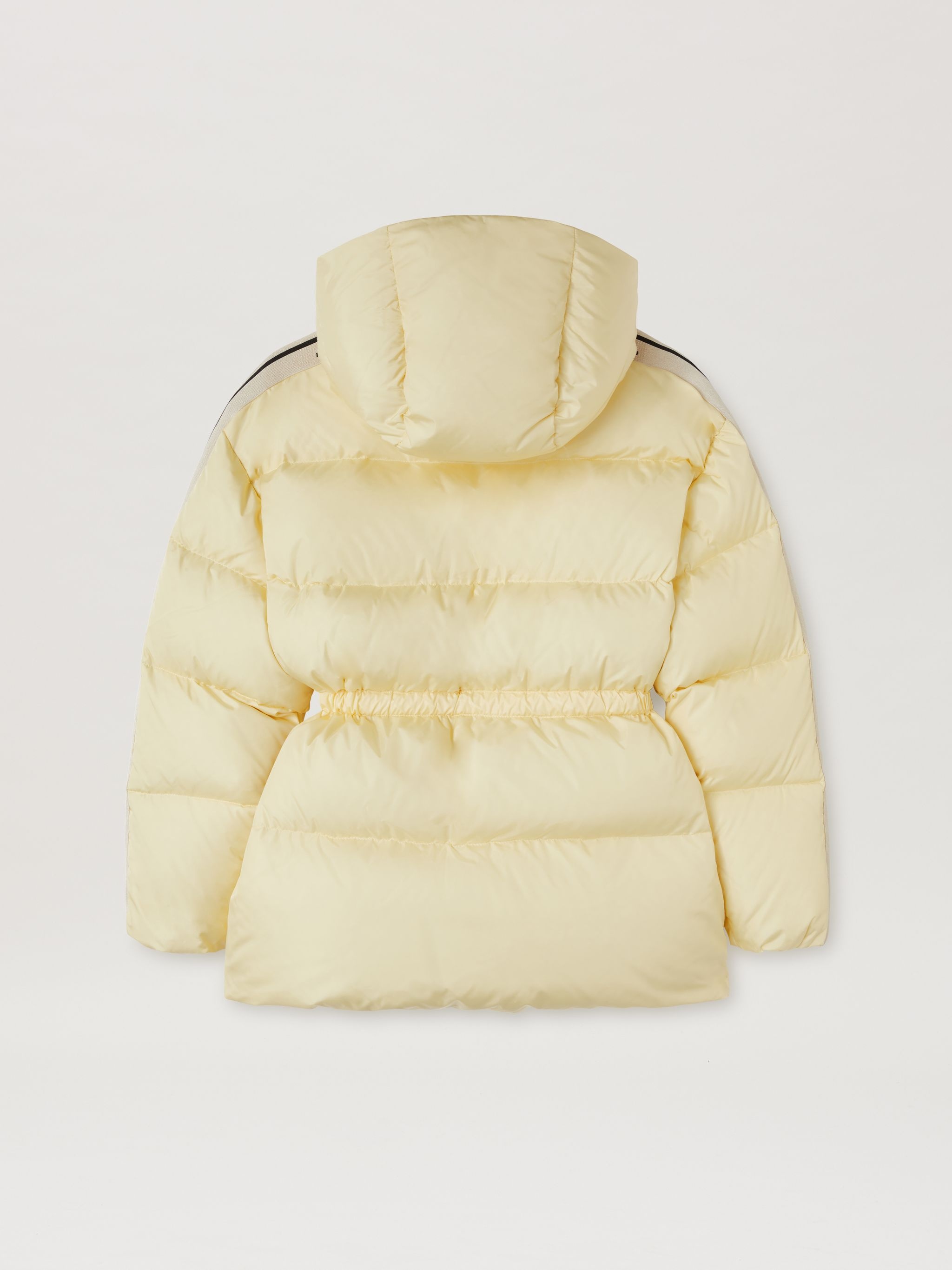 ダウンジャケット・コート PALM ANGELS WOMEN Waist Belt Down Jacket Butter/Off White PALM ANGELS WOMEN Waist Belt Down Jacket Butter/Off White