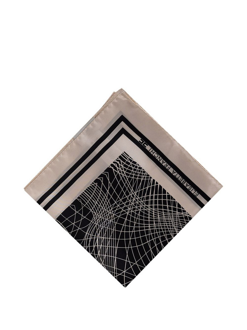 abstract-print scarf 1
