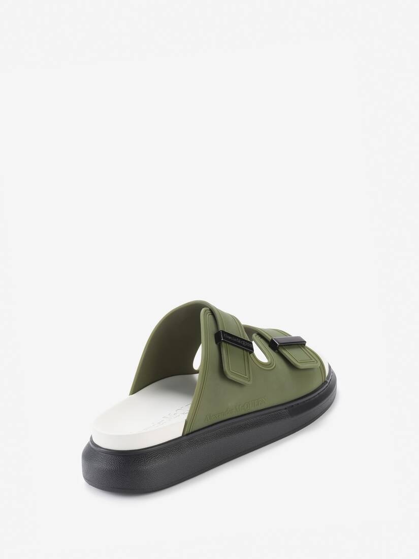 Men's Hybrid Slide in Military Green - 3