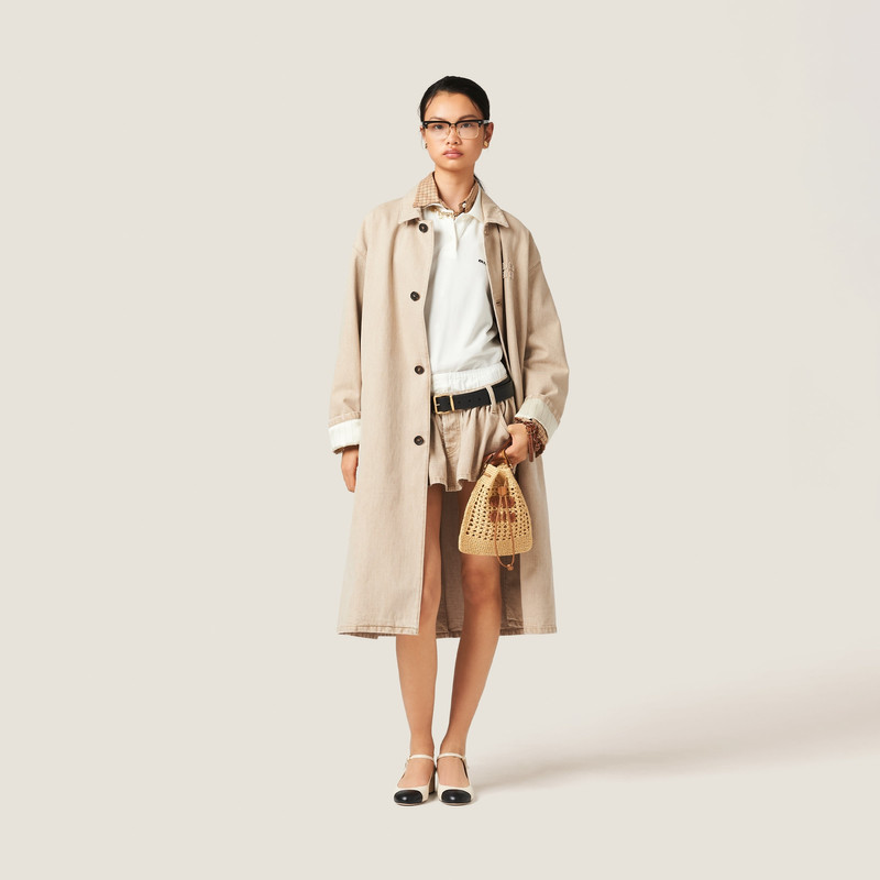 Miu Miu Denim coat outlook