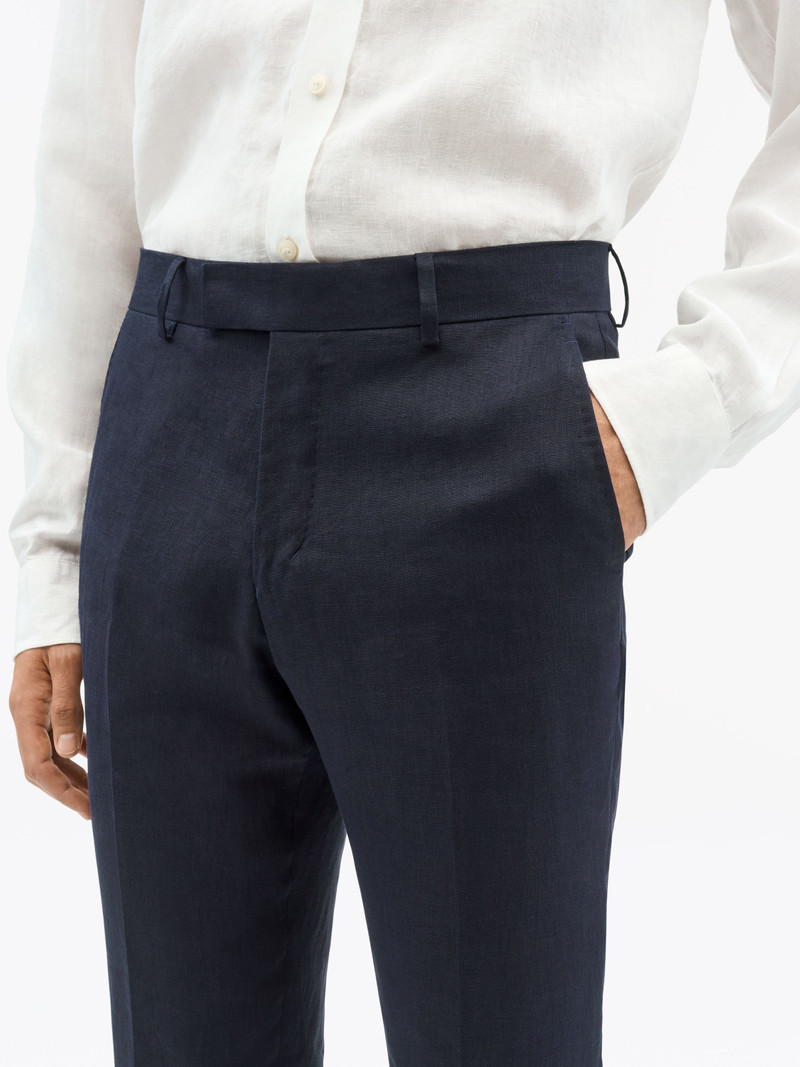 Tenuta Slim-Fit Linen Trousers 5