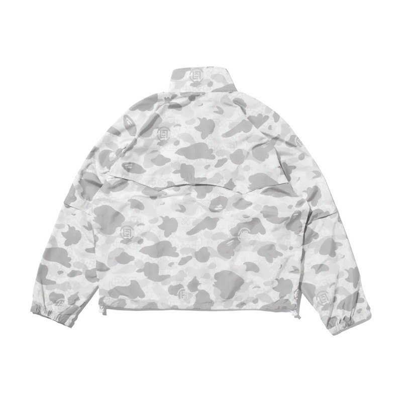 A BATHING APE® BAPE X Clot Camo Sleeve Detachable Rain Jacket 'White' 0ZXLJM911401P-WHT outlook