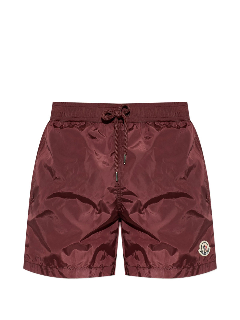 Moncler Drawstring Logo Patch Swim Shorts 1