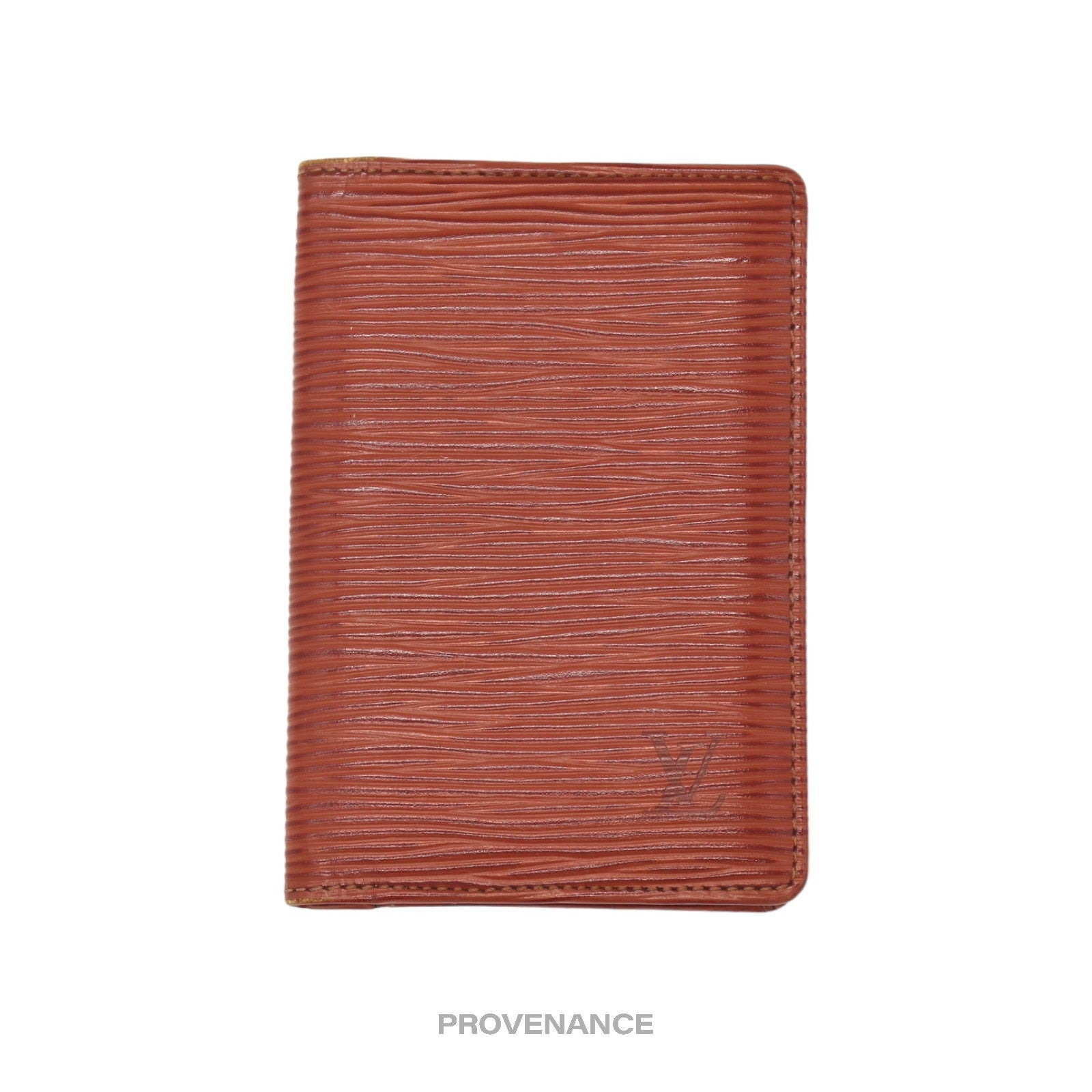 Louis Vuitton Pocket Organizer Wallet - Fawn Epi Leather - 2