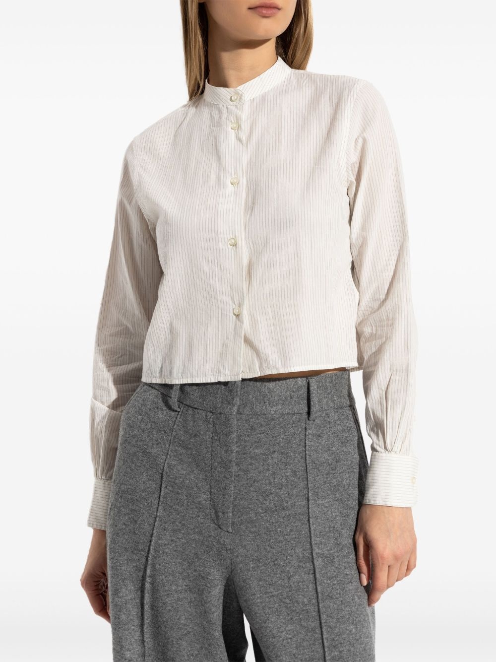 striped pattern shirt - 3