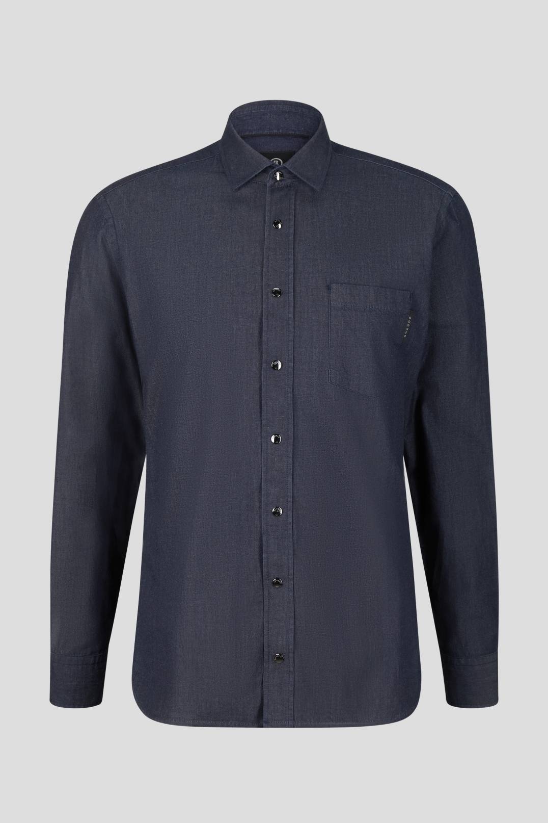 DEAN DENIM SHIRT IN NAVY BLUE - 1