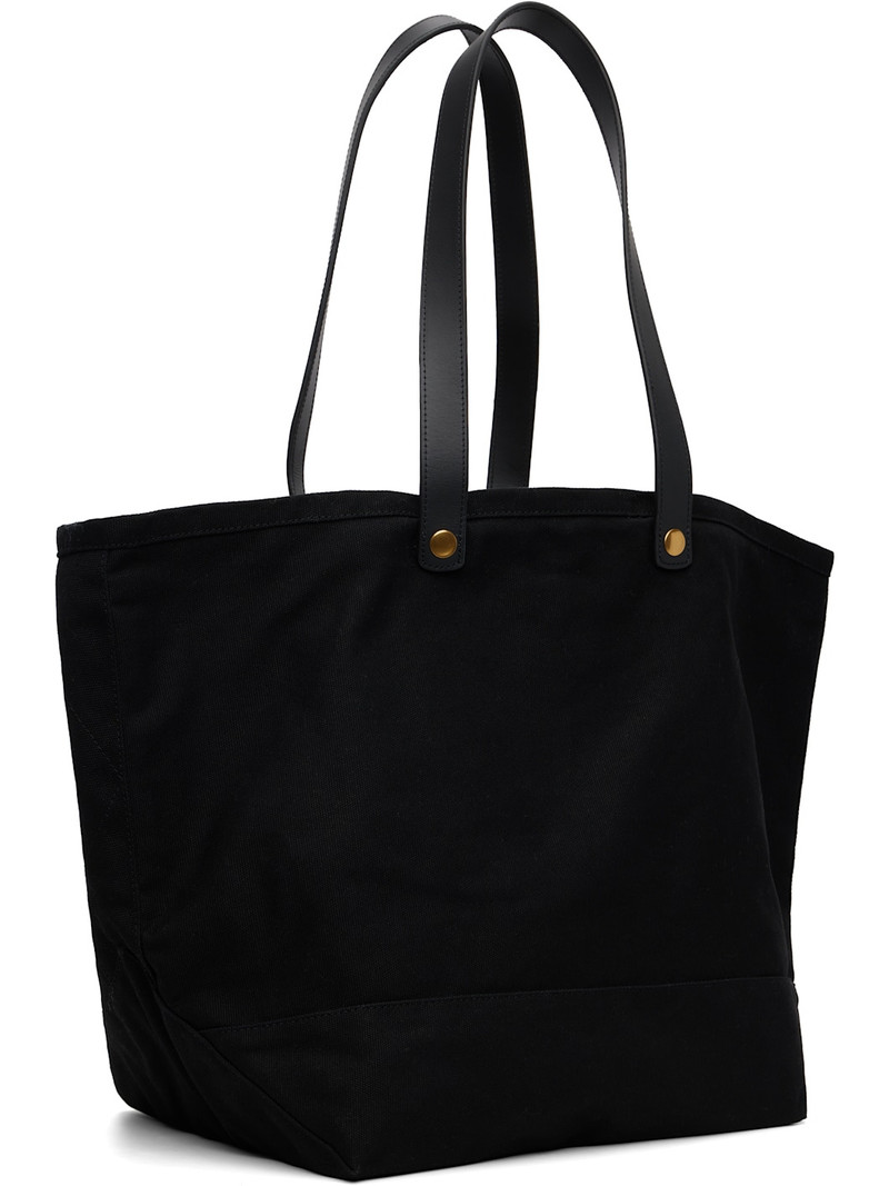 Black Utility Shopper Tote 3
