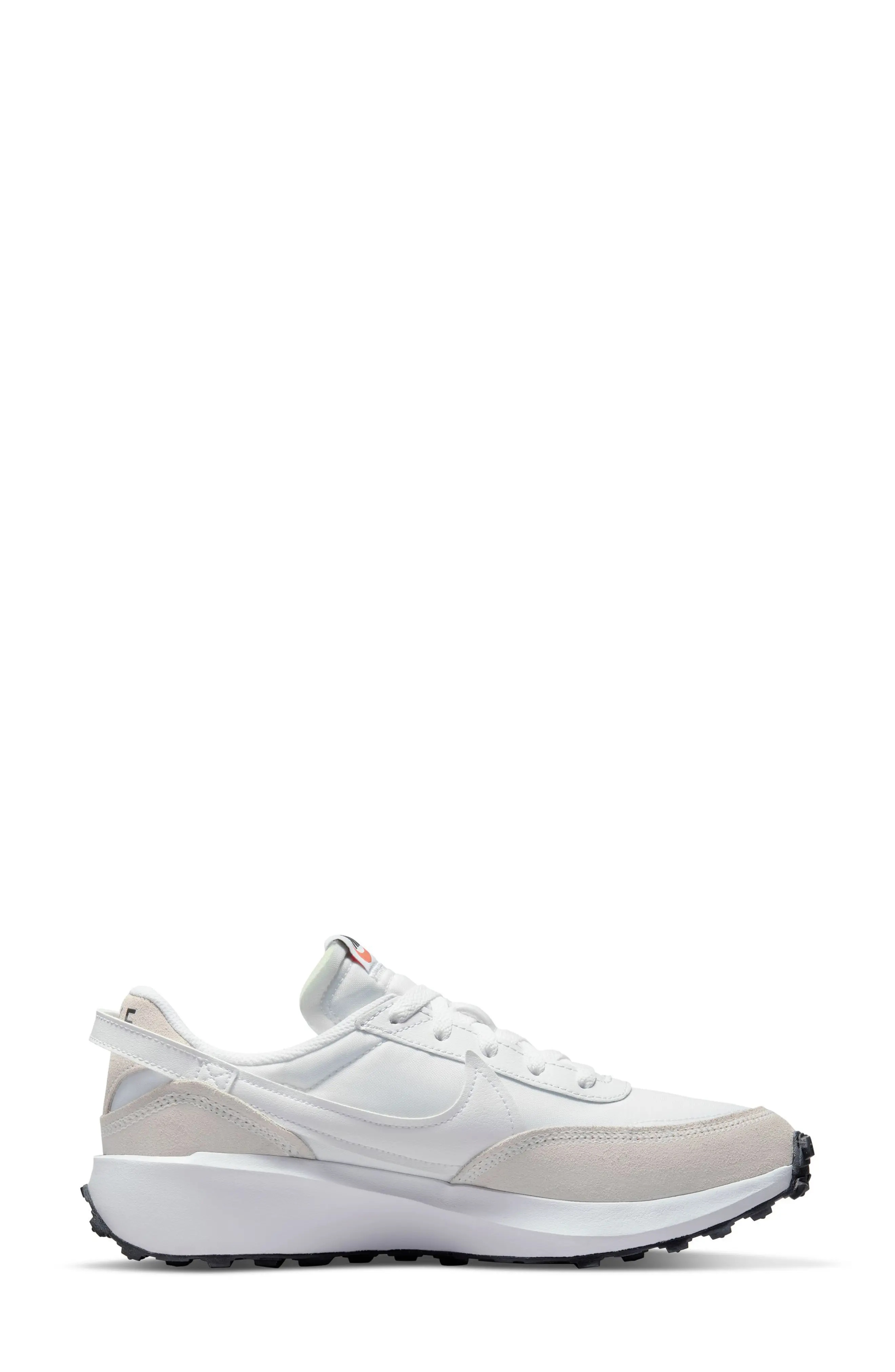 Waffle Debut Sneaker in White/White - 1
