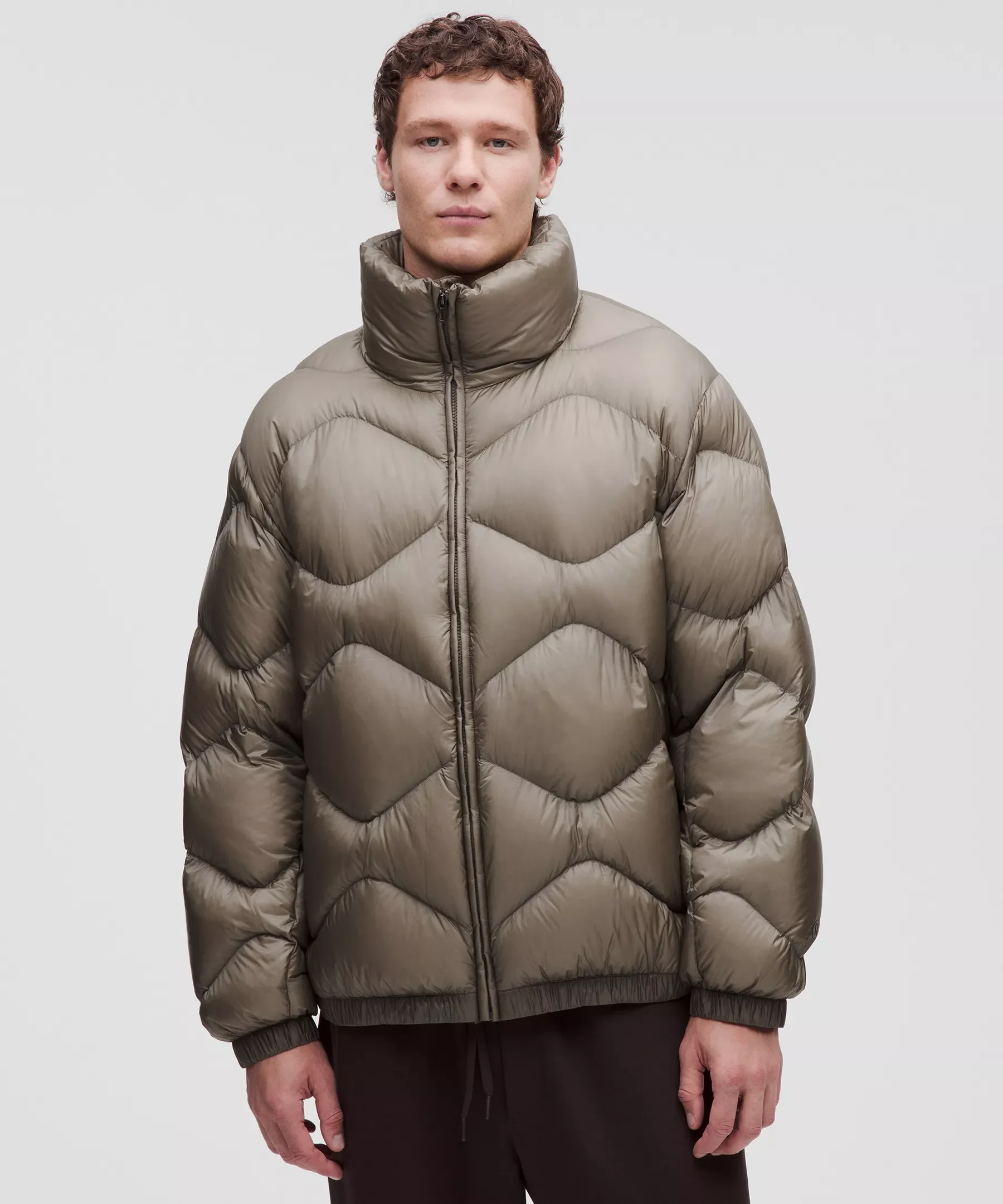 Men's Featherweight Stand-Neck Quilted Puffer - 1