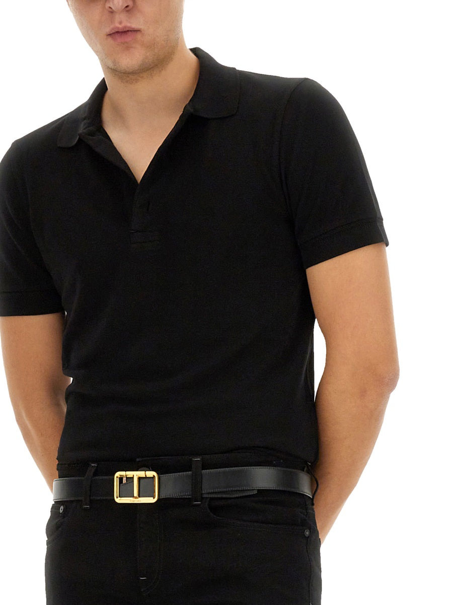 Tom Ford Men Piquet Polo - 2
