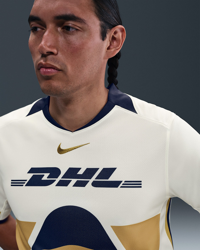 Pumas UNAM 2025/26 Stadium Home Men's Nike Dri-FIT Soccer Replica Jersey 3