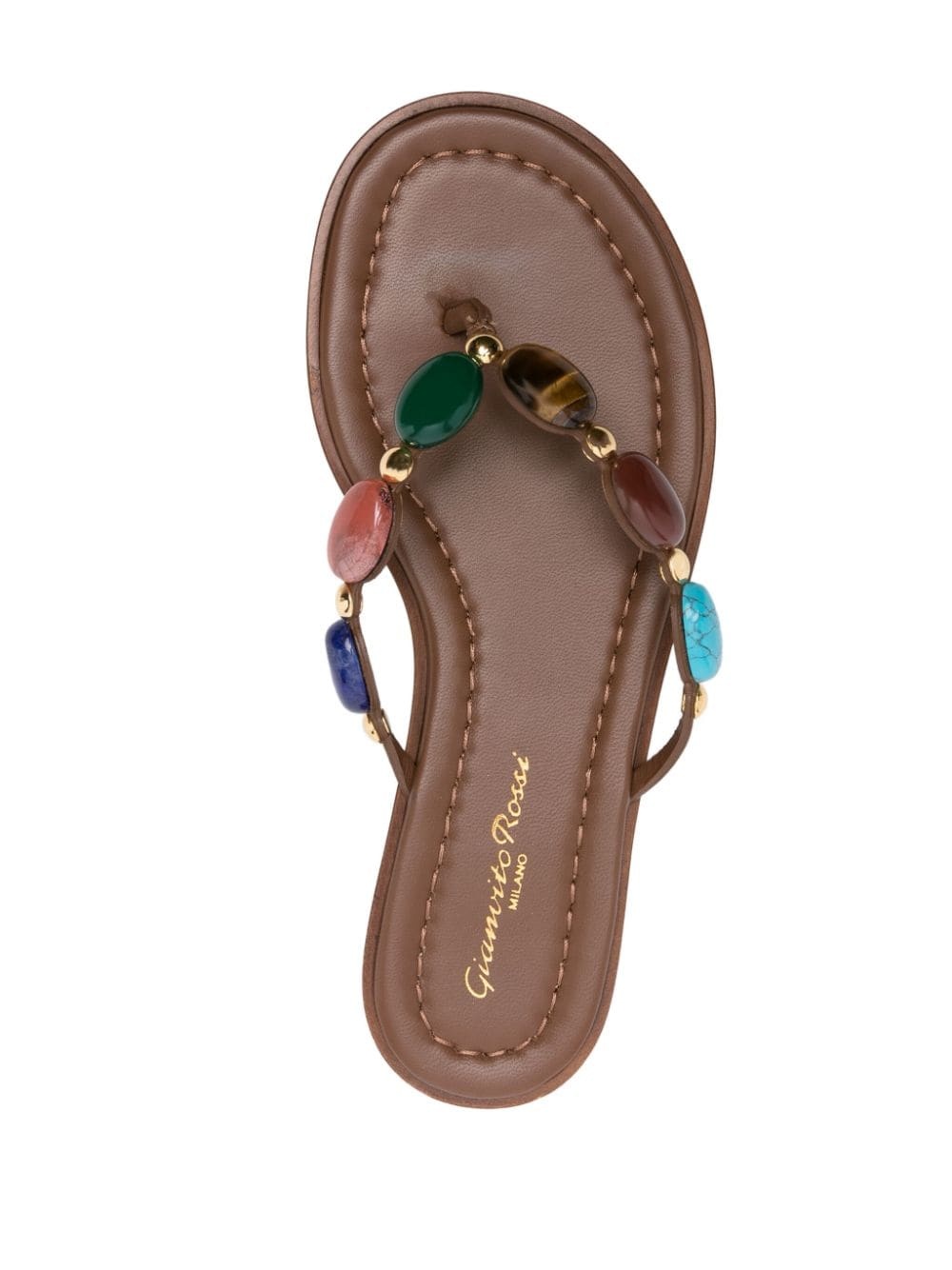 Shanti leather flip flops - 4