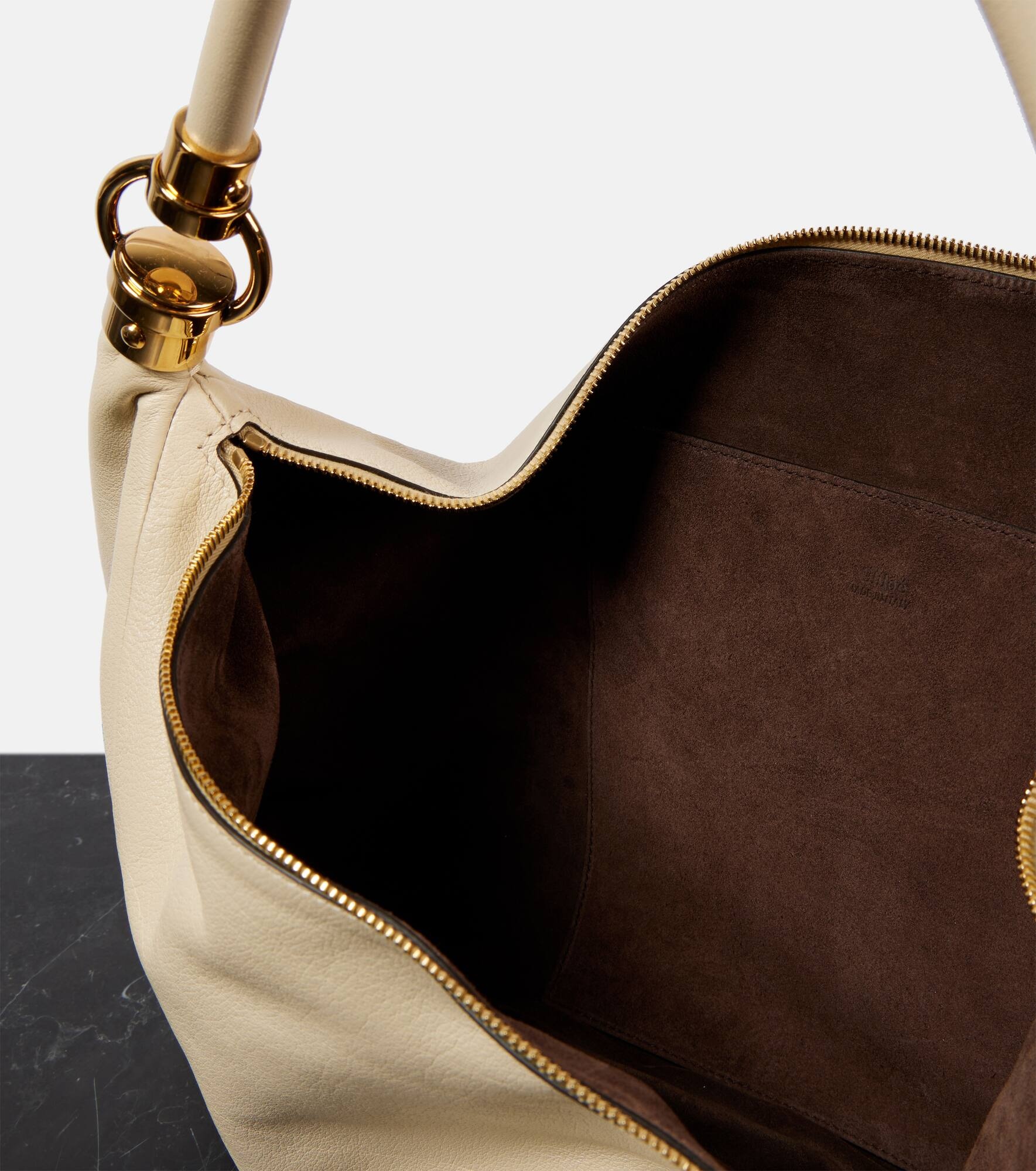 Foulard Medium leather shoulder bag - 3