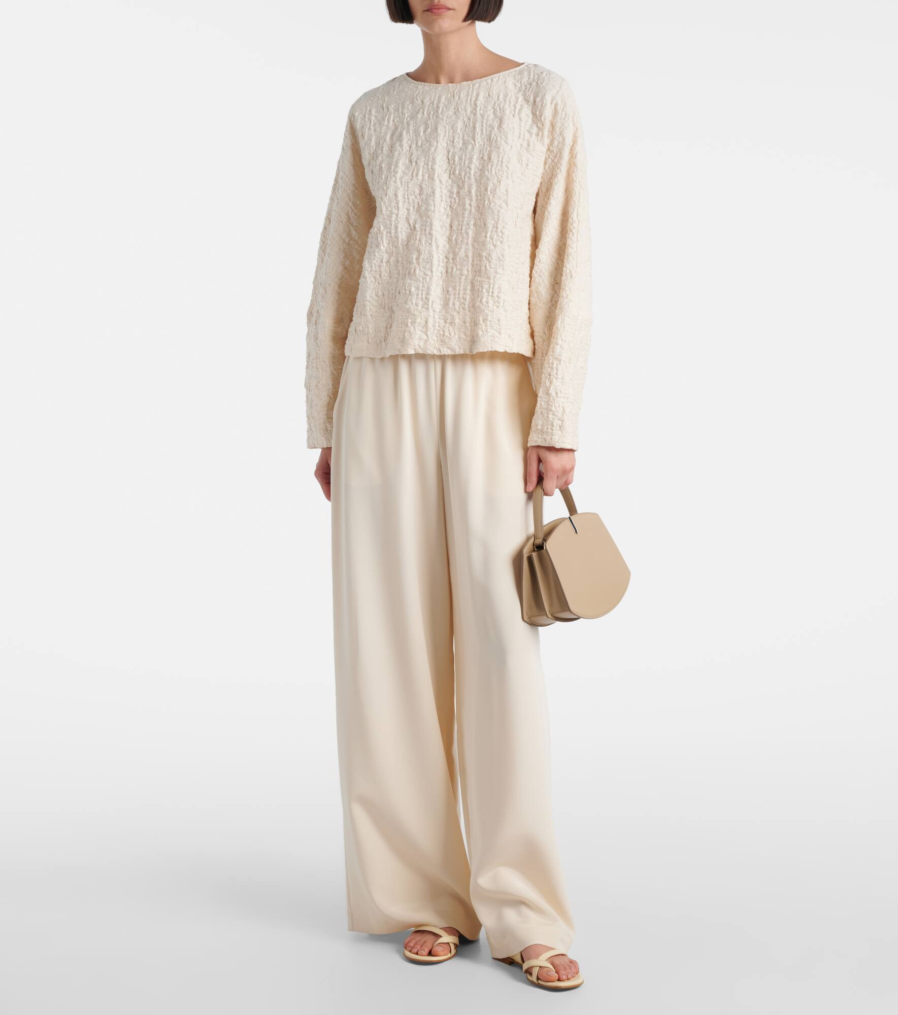 Pepaia cotton-blend jersey top - 2