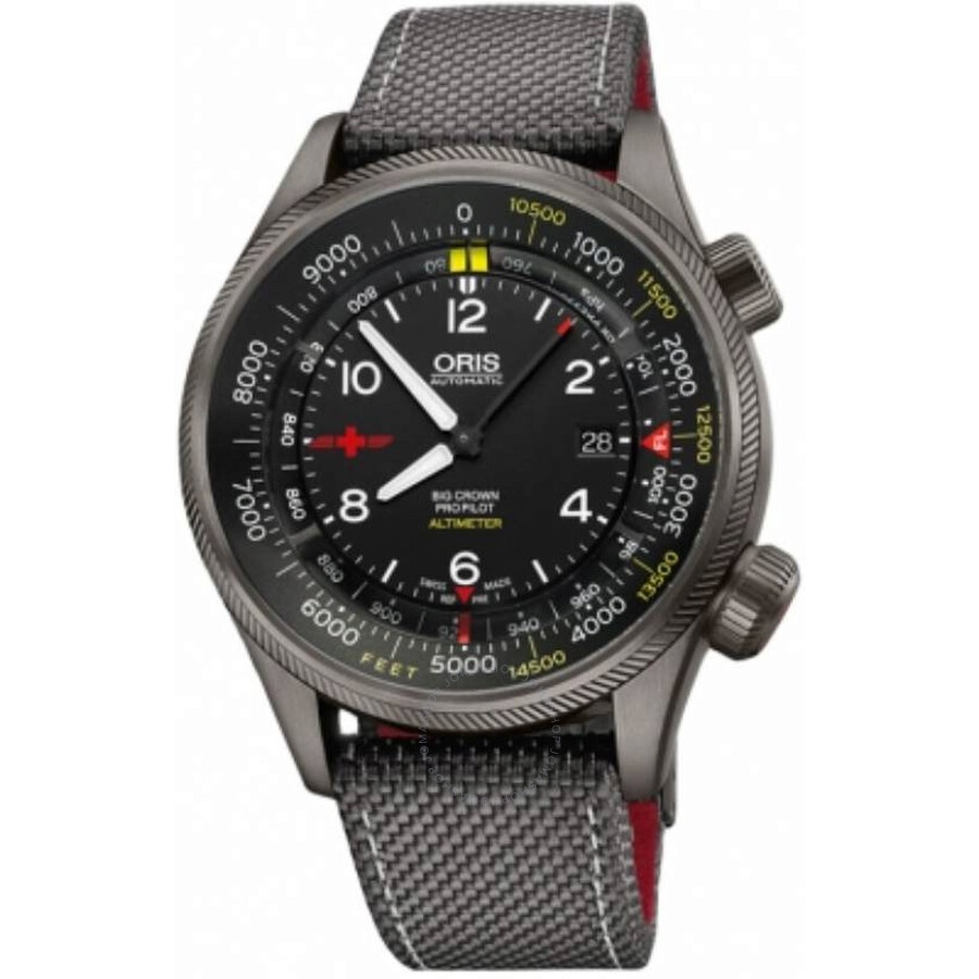 Oris - Oris Automatic Black Dial Men's Watch 01 733 7705 4234-SET5 23 16GFC - 1