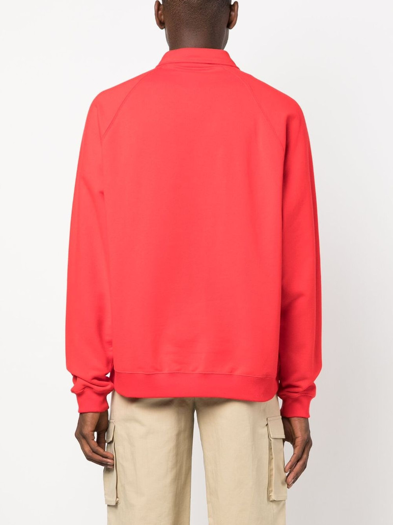 logo-print cotton sweatshirt 4