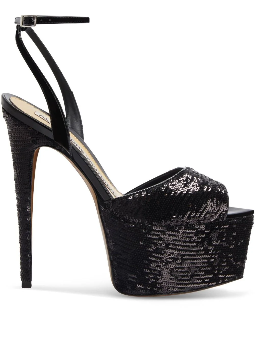 160mm sequinned sandals - 1