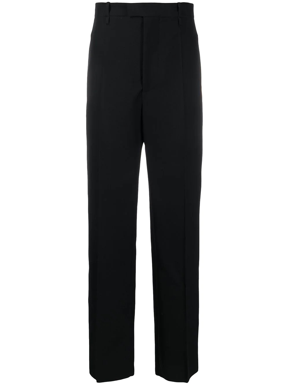 high-waisted tailored trousers - 1