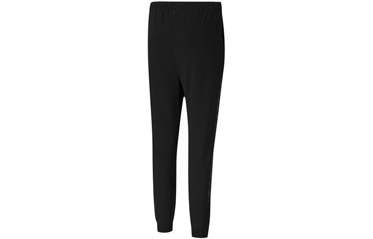 (WMNS) PUMA Knitting Sports Trousers Black/Red 599190-51 - 2