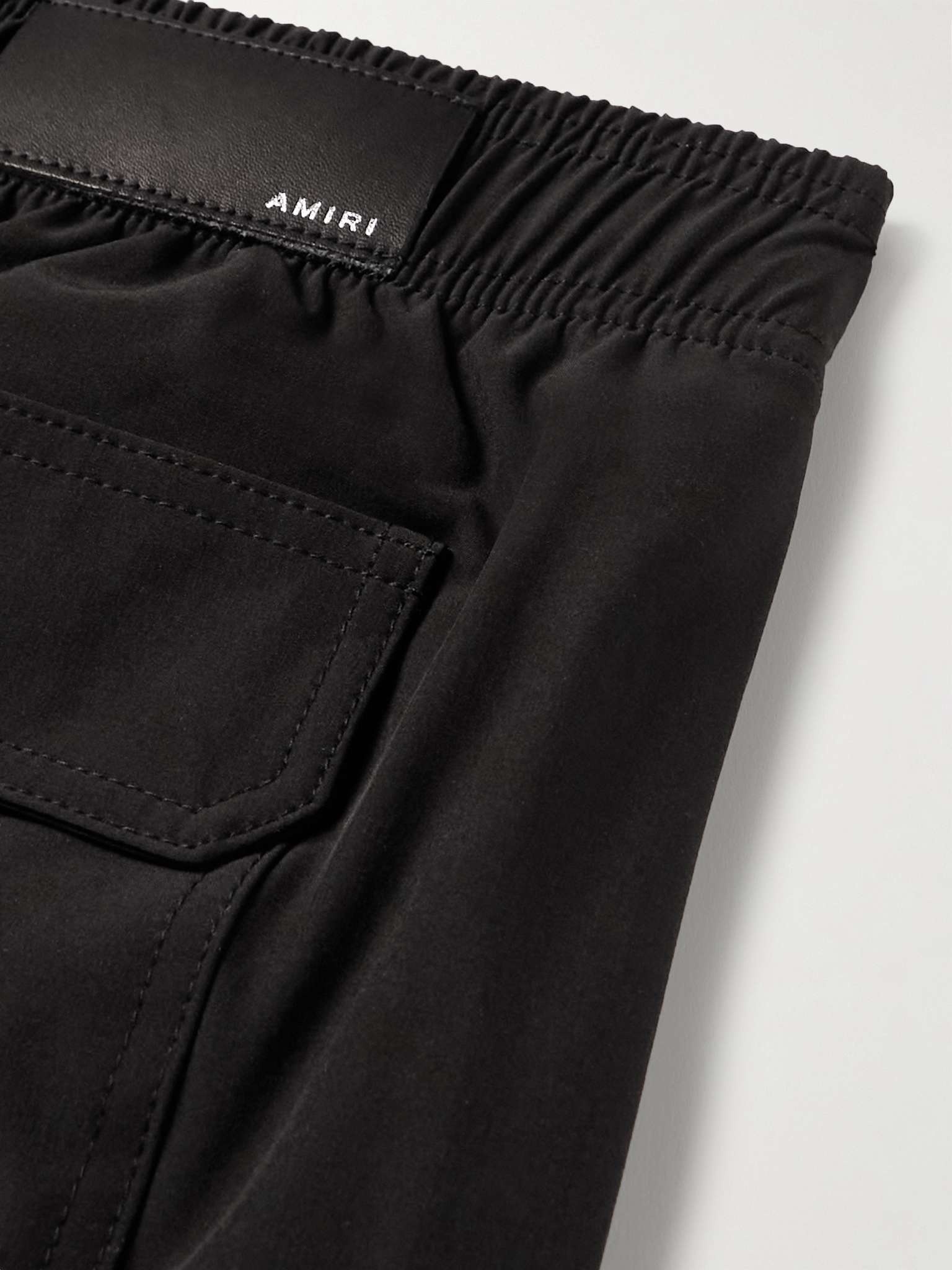 AMIRI logo-print swim shorts - Black