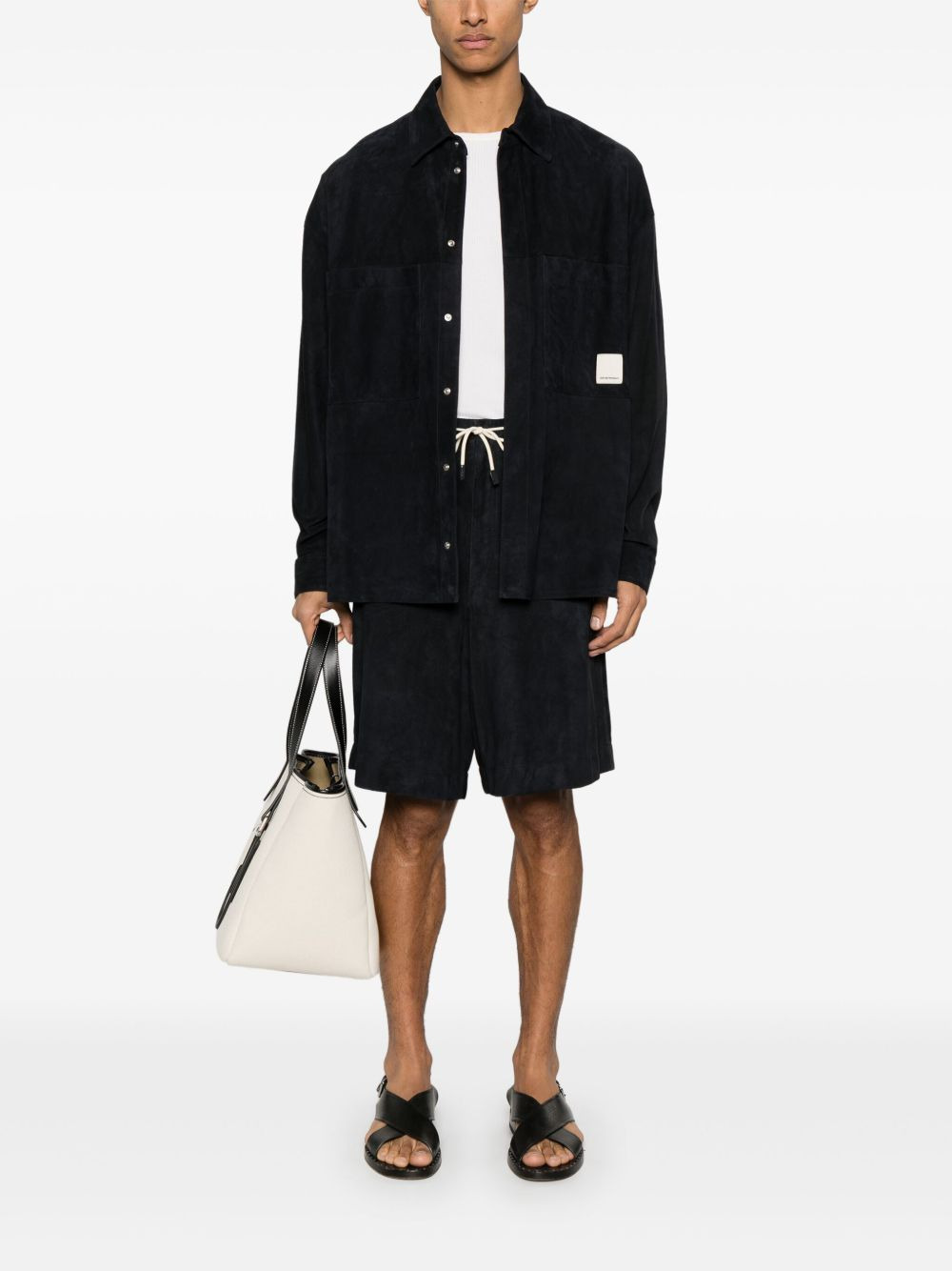 Leather Bermuda Shorts - 5