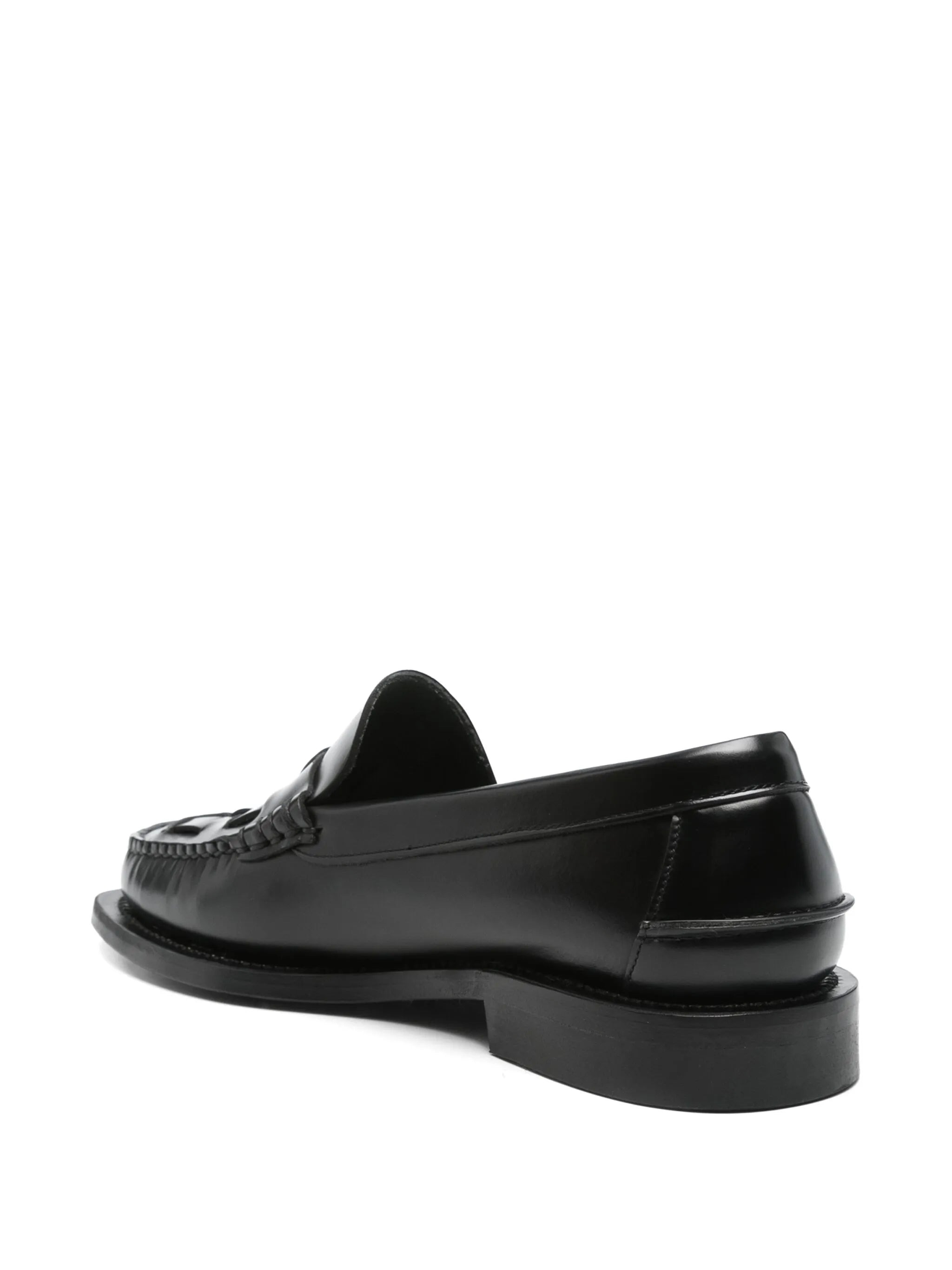 Nombela Interwoven Leather Loafers - 3