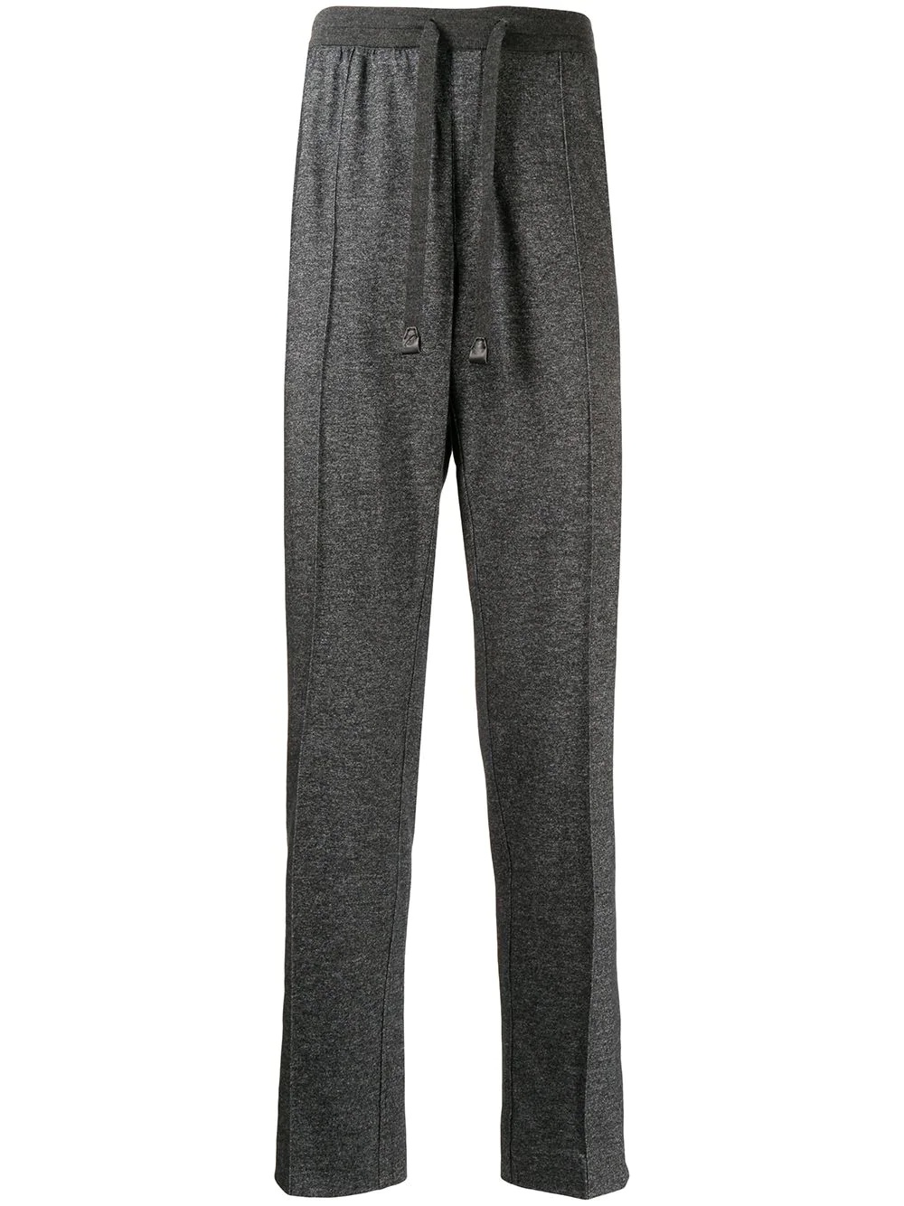 straight-leg cashmere trousers - 1