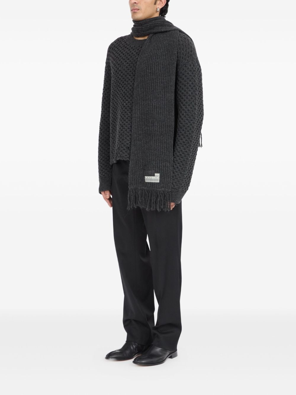 virgin wool-blend sweater - 3