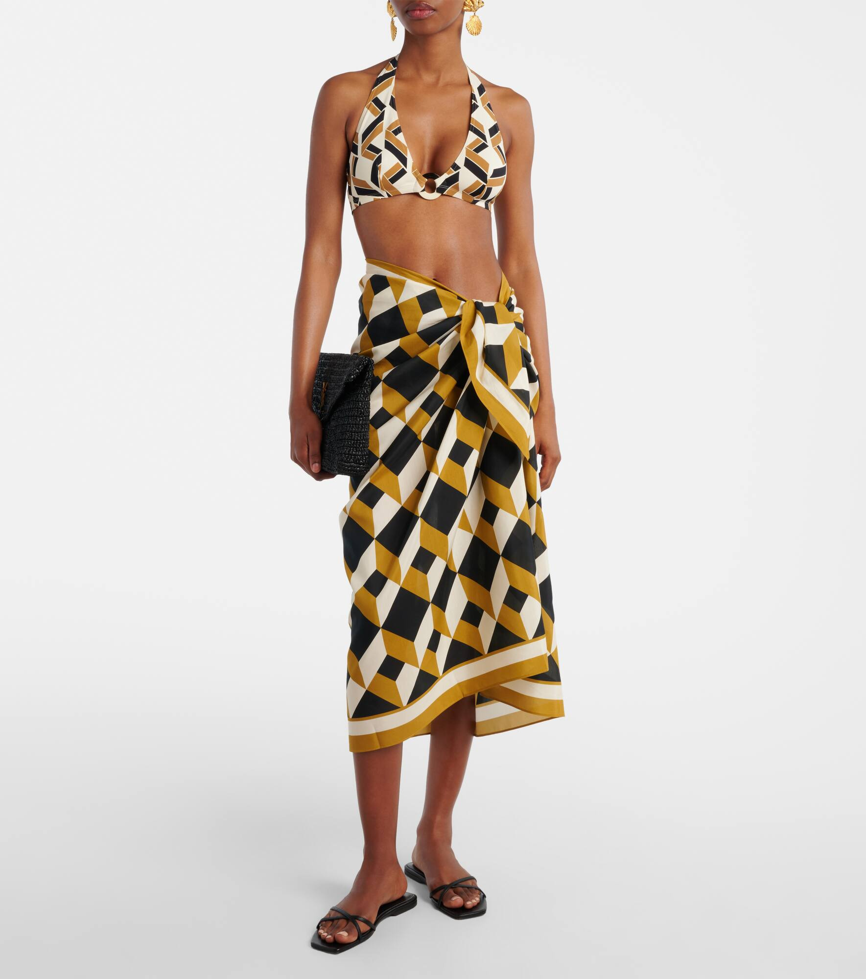Vibration cotton and silk beach cover-up - 2