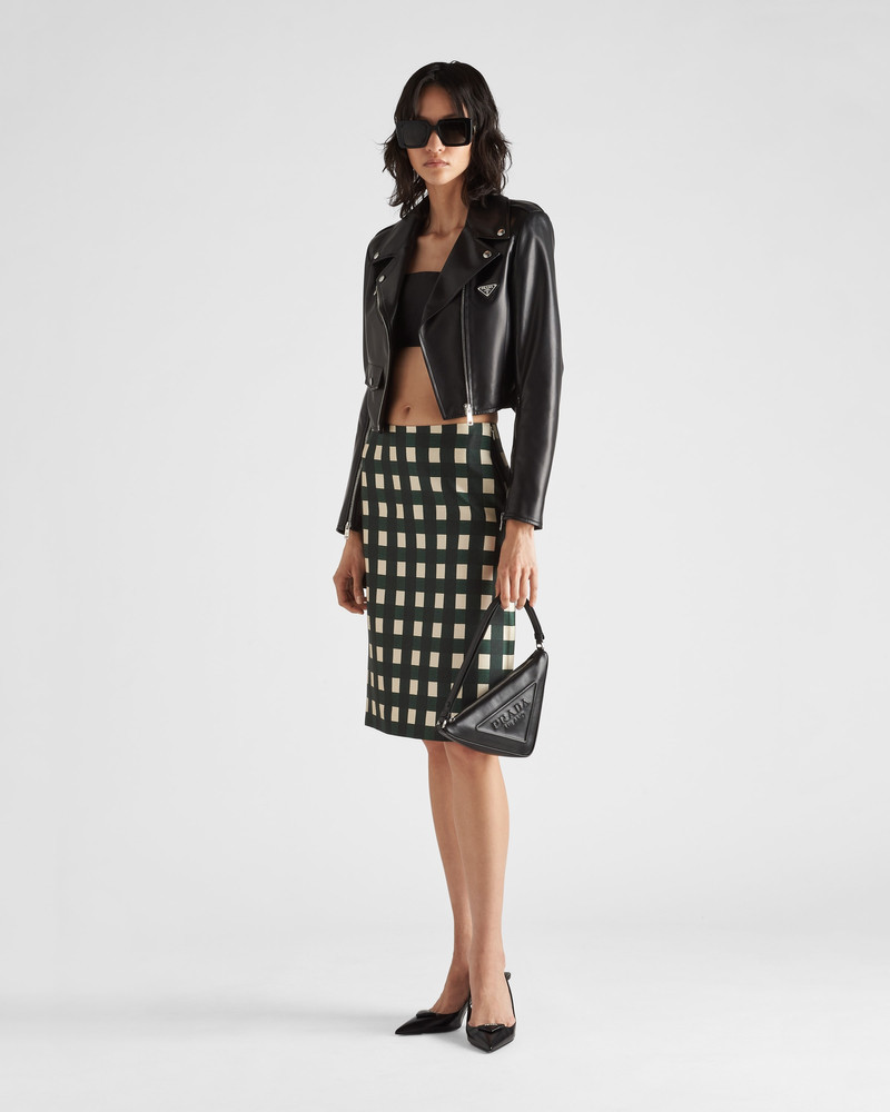 Prada Nappa leather biker jacket outlook