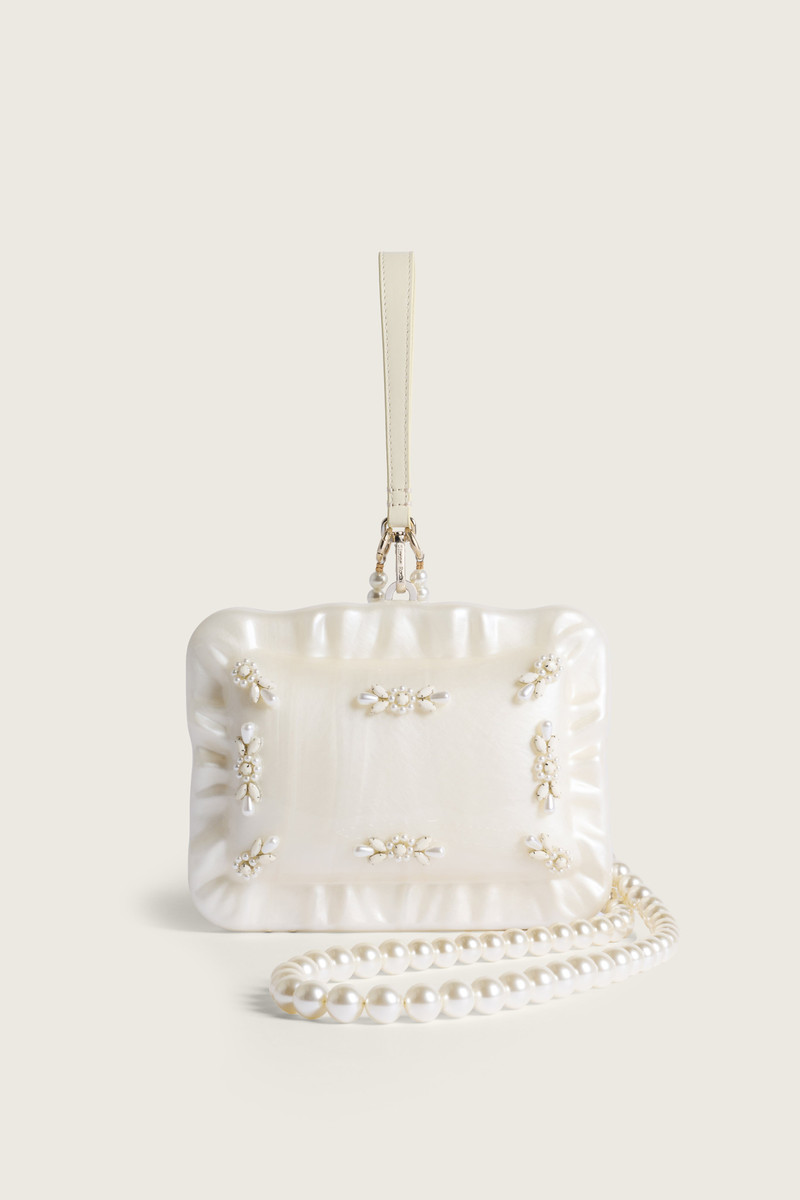 Embellished Pearl Crossbody Pillowcase Bag 1